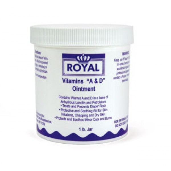 Royal Vitamin A & D Ointment 1lb Jar