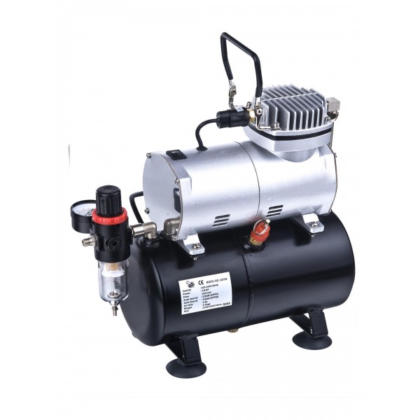 Single Cylinder Piston Compressor With Air Tank