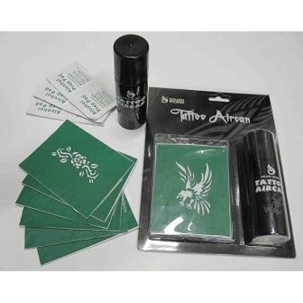 Airbrush Tattoo Spray Aircan Kit Set - 60ml