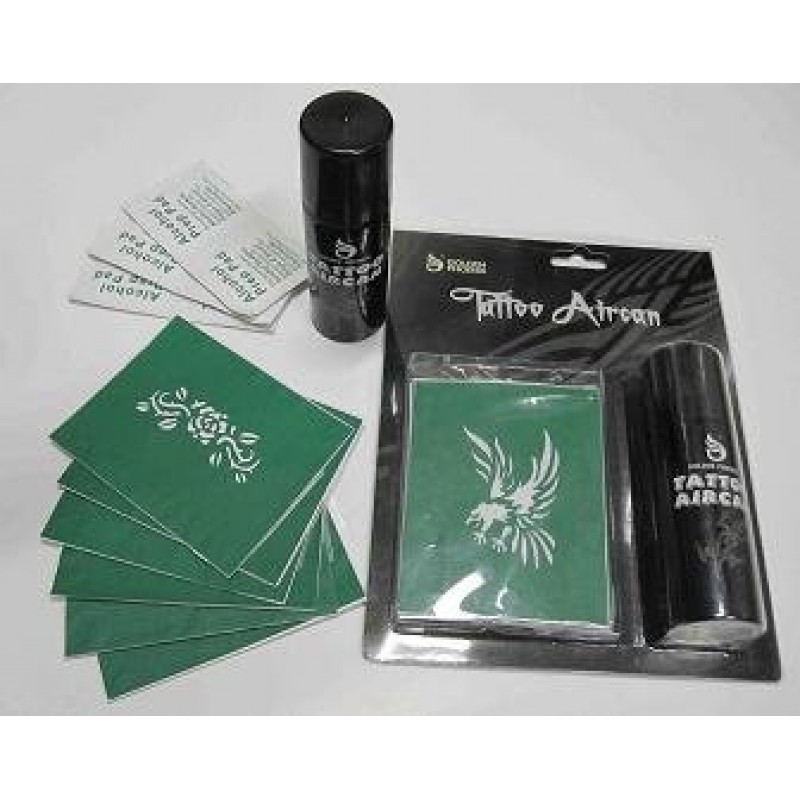 Airbrush Tattoo Stencil Kit Durable Body-Painting Alphabet Temporary Tattoo  Template Body Art Drawing Stencil for