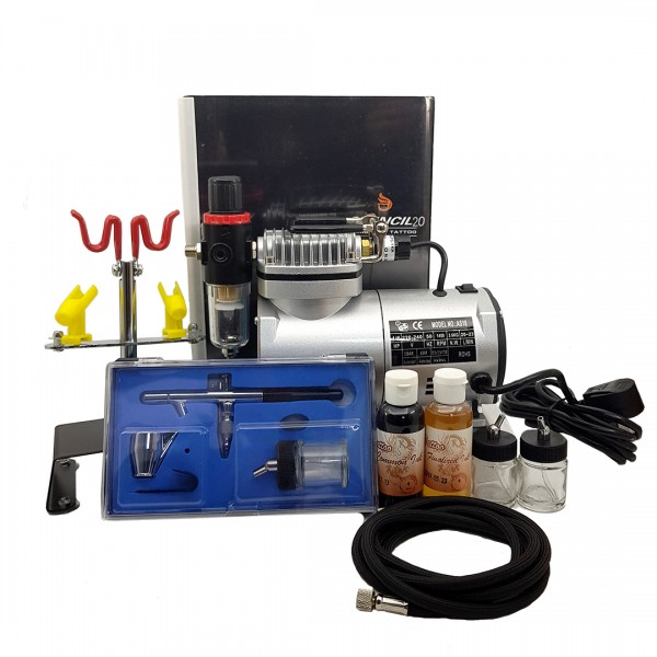 Airbrush Temporary Starter Kit Set