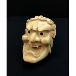 Handcrafted Wooden Mask - Fudo-Myoo