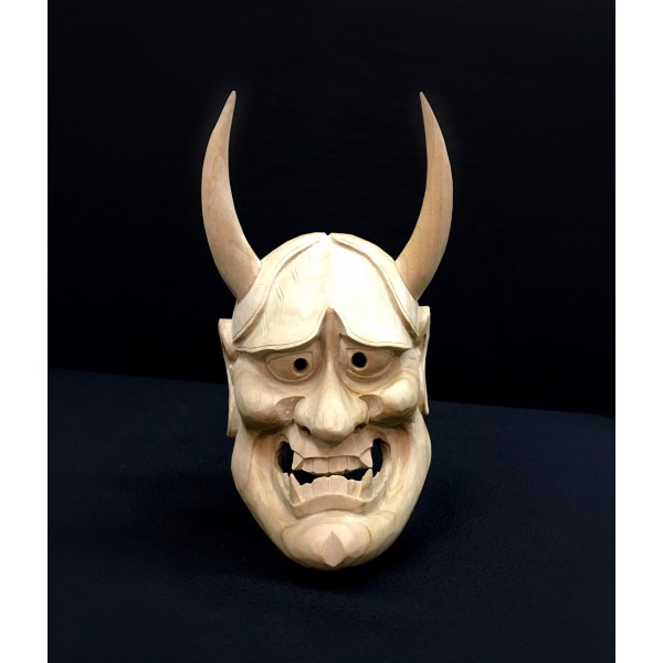 Handcrafted Wooden Mask - The Hannya