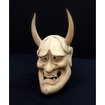 Handcrafted Wooden Mask - The Hannya