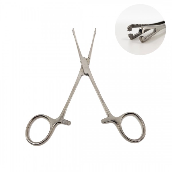 Stainless Steel Slotted Mini Pennington Forceps