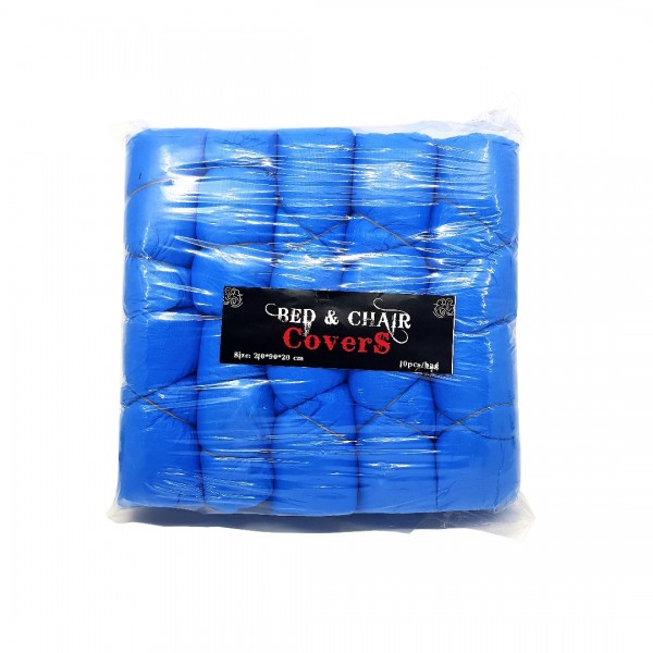 Elasticated Bed & Chair Covers  Blue - Bag Of 10