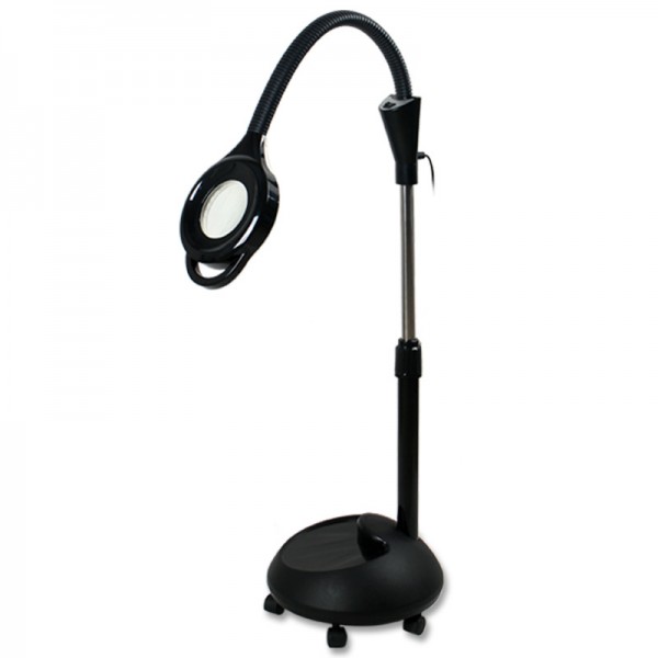 LED Tattoo Lamp With Magnifying Glass 01 - Black