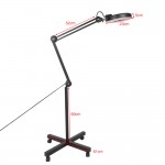 LED Tattoo Lamp With Magnifying Glass 02 - Black