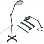 LED Tattoo Lamp With Magnifying Glass 02 - Black