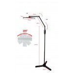 LED Touch Screen + Remote Controllable Tattoo Lamp 03 - Black