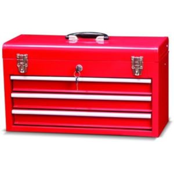 Tool Box 3 Drawer - Red