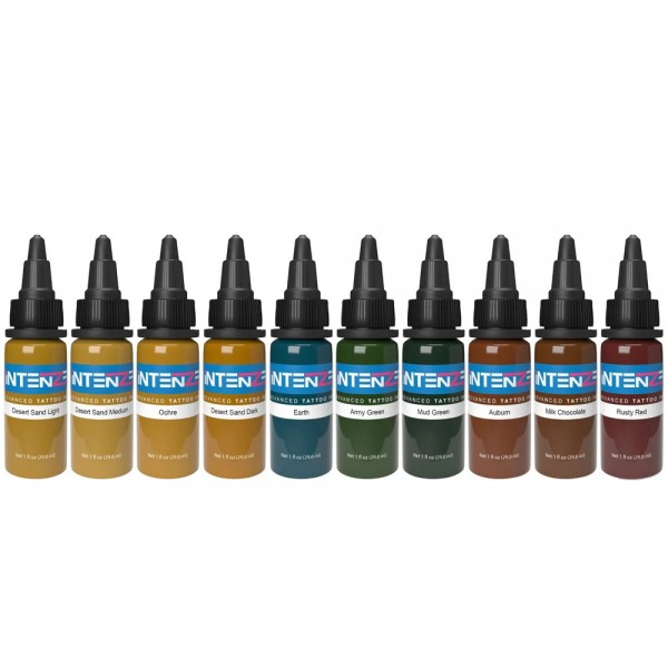 Intenze Earth Tone Color Set - 1oz