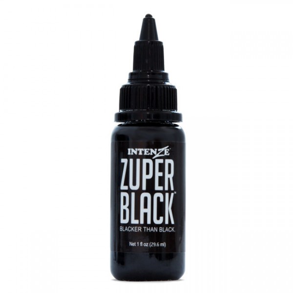 Intenze Ink Zuper Black - 1oz