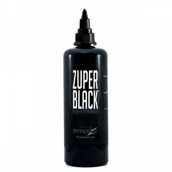 Intenze Ink Zuper Black - 12oz